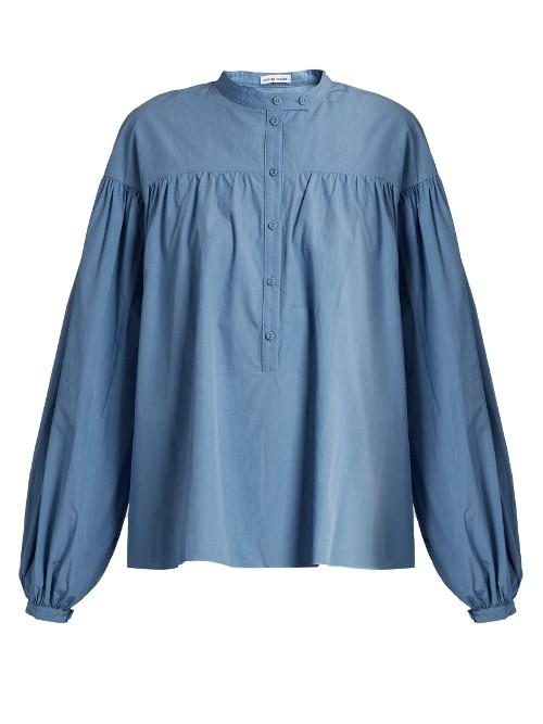 Tomas Maier Poets Balloon-sleeved Cotton Shirt