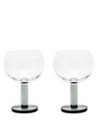 Tom Dixon - Set Of Two Puck Smoked-glass Glasses - Mens - Clear