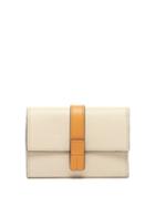 Matchesfashion.com Loewe - Anagram Debossed Grained Leather Wallet - Womens - Light Grey