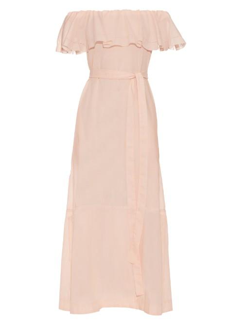 Lisa Marie Fernandez Mira Off-the-shoulder Dress
