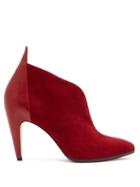 Matchesfashion.com Givenchy - Suede Ankle Boots - Womens - Dark Red