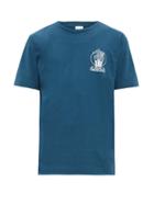 Matchesfashion.com A.p.c. - Blake Milkshake Print Cotton T Shirt - Mens - Blue