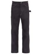 Matchesfashion.com South2 West8 - Contrast-topstitching Straight-leg Jeans - Mens - Indigo