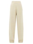 Matchesfashion.com Extreme Cashmere - No.118 Zubon Cashmere Blend Wide Leg Trousers - Womens - Cream