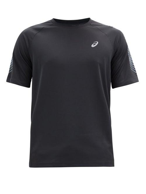 Matchesfashion.com Asics - Icon Reflective-logo Jersey T-shirt - Mens - Black