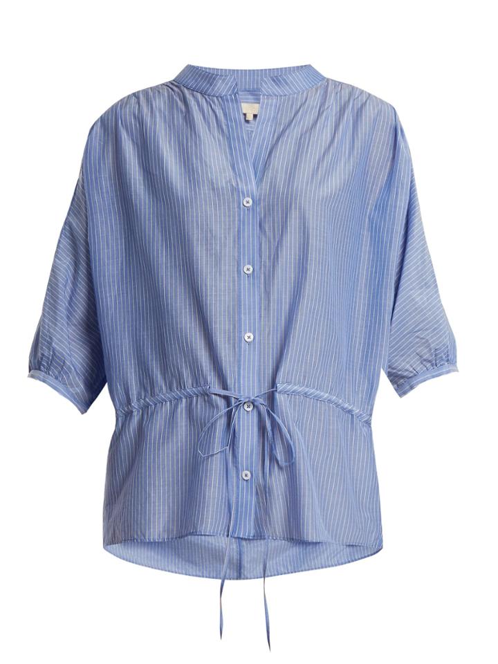 Vanessa Bruno Ivia Striped Cotton-poplin Top