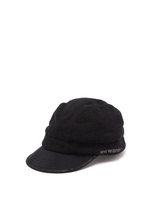 Matchesfashion.com And Wander - Air Wool Blend Ear Protector Cap - Mens - Black