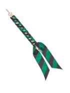 Matchesfashion.com Fendi - Strap You Whipstitched Ribbon Short Bag Strap - Womens - Black Green