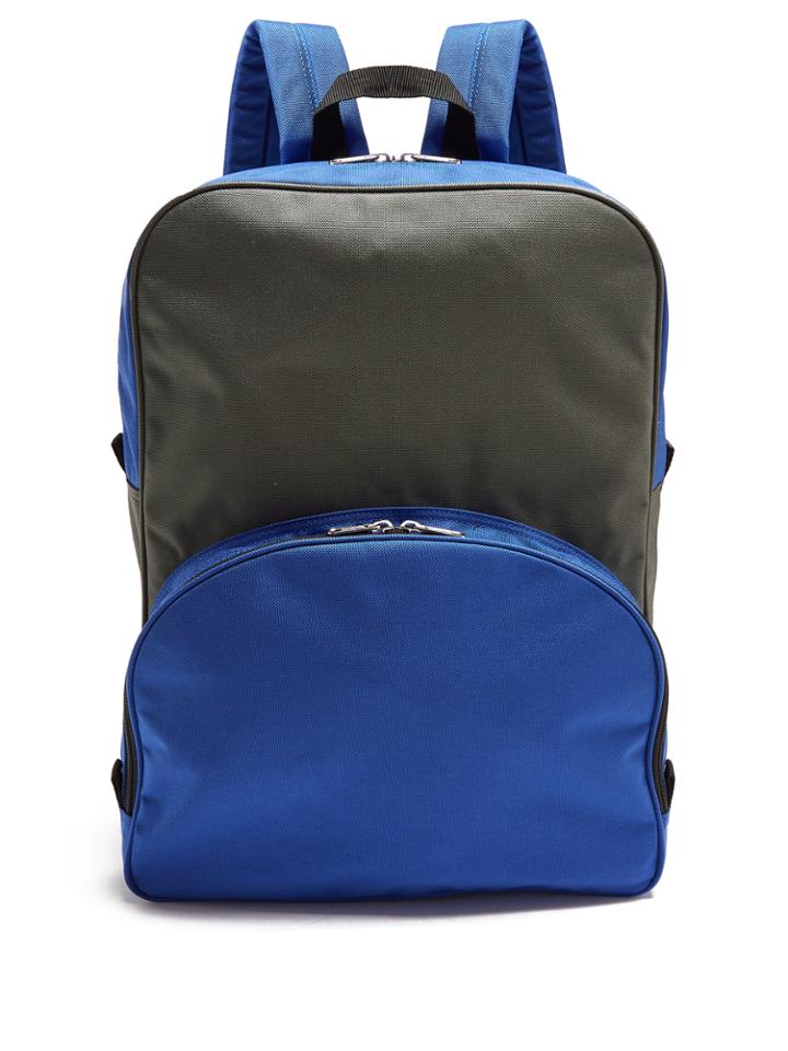 Comme Des Garçons Shirt Bi-colour Canvas Backpack