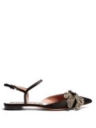 Rochas Embellished Pointed Flats
