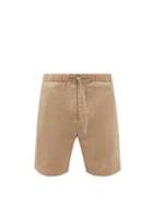 Frescobol Carioca - Felipe Linen-blend Hopsack Shorts - Mens - Khaki