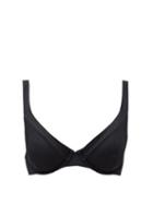 Matchesfashion.com The Fold D+ Swim - The Line Underwired D-g Bikini Top - Womens - Black