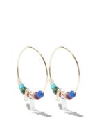 Musa By Bobbie - Emerald, Ruby & 14kt Gold-filled Hoop Earrings - Womens - Multi