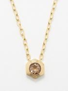 Harwell Godfrey - Hexed Topaz & 18kt Gold Necklace - Womens - Brown Multi