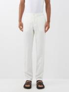 Orlebar Brown - Cornell Linen Trousers - Mens - Off White