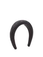 Matchesfashion.com Fendi - Ff-jacquard Silk-satin Headband - Womens - Black