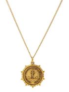 Matchesfashion.com Saint Laurent - Anchor-medallion Necklace - Womens - Gold