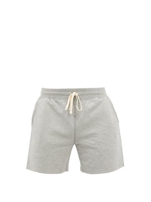 Reigning Champ - Drawstring-waist Cotton-fleece Track Shorts - Mens - Grey