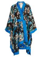 Diane Von Furstenberg Floral-print Cotton And Silk-blend Kimono