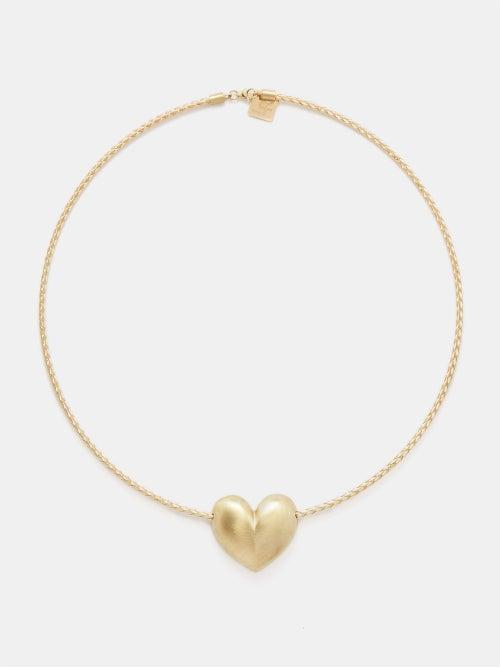 Lauren Rubinski - Heart 14kt-gold Necklace - Womens - Yellow Gold