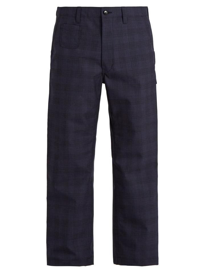 Junya Watanabe X Carhartt Checked Wool Trousers
