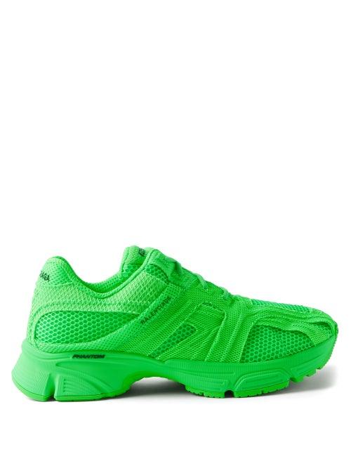 Balenciaga - Phantom Mesh Trainers - Mens - Green