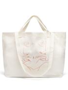 Matchesfashion.com Hillier Bartley - Luella Sketch Canvas Tote - Womens - Cream