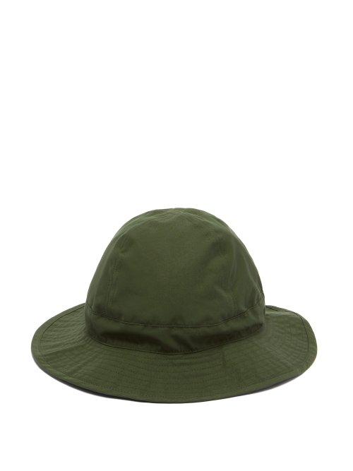 Matchesfashion.com De Bonne Facture - Bob Waterproof Cotton Bucket Hat - Mens - Green