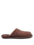 Ugg - Hyde Shearling-lined Suede Slippers - Mens - Dark Brown