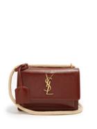 Matchesfashion.com Saint Laurent - Sunset Small Leather Cross Body Bag - Womens - Tan