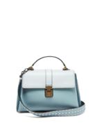 Matchesfashion.com Bottega Veneta - Piazza Medium Leather Bag - Womens - Blue Multi