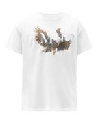 Matchesfashion.com Amiri - Eagle-print Cotton-jersey T-shirt - Mens - White