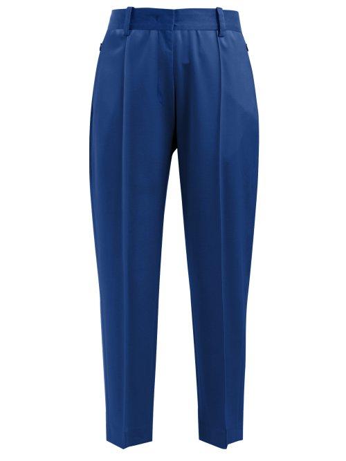 Matchesfashion.com Joseph - Electra Cotton Twill Chinos - Womens - Navy