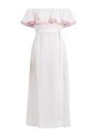 Lisa Marie Fernandez Mira Ruffle-trimmed Broderie-anglaise Cotton Dress