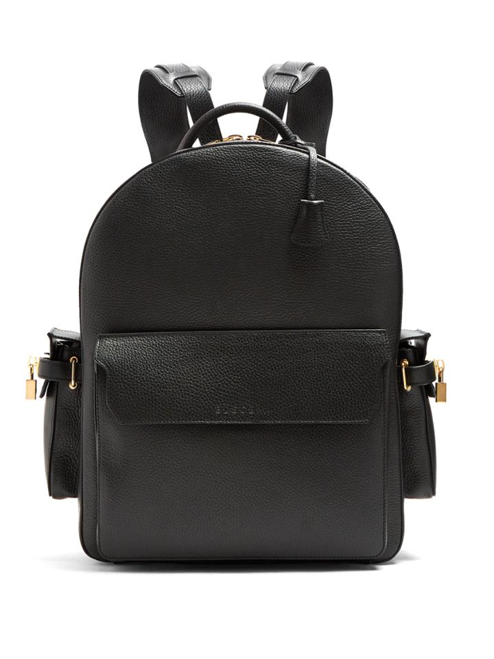 Buscemi Large Leather Backpack