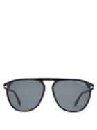 Mens Eyewear Tom Ford Eyewear - Jasper Square Acetate Sunglasses - Mens - Black