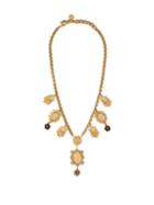 Matchesfashion.com Dolce & Gabbana - Cameo Charm Necklace - Womens - Gold