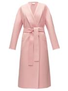 Matchesfashion.com The Row - Celete Belted Cashmere Coat - Womens - Light Pink