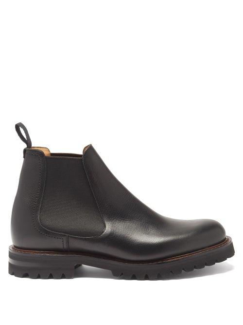 Church's - Cornwood Grained-leather Chelsea Boots - Mens - Black