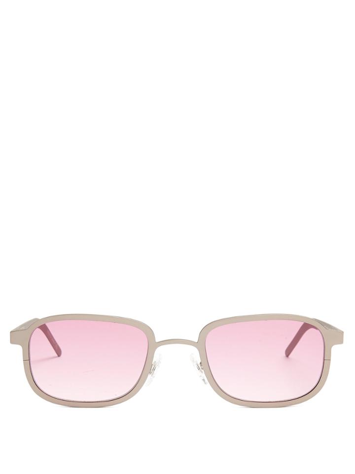 Blyszak Iii Square-frame Metal Sunglasses