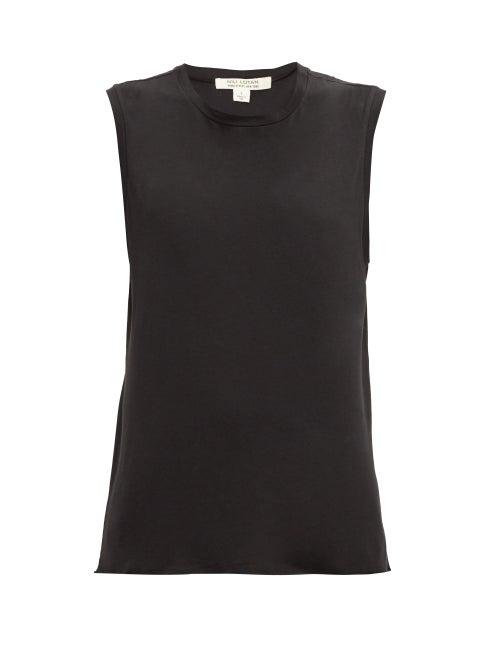 Matchesfashion.com Nili Lotan - Muscle Supima-cotton Tank Top - Womens - Black