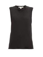 Matchesfashion.com Nili Lotan - Muscle Supima-cotton Tank Top - Womens - Black
