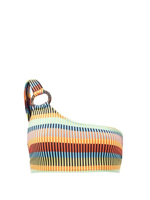 Matchesfashion.com Solid & Striped - The Desi Mosaic-print Bikini Top - Womens - Multi