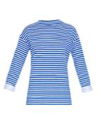 Mih Jeans Long-sleeved Striped Cotton-jersey T-shirt