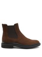 Matchesfashion.com Tod's - Rubber-sole Suede Chelsea Boots - Mens - Brown