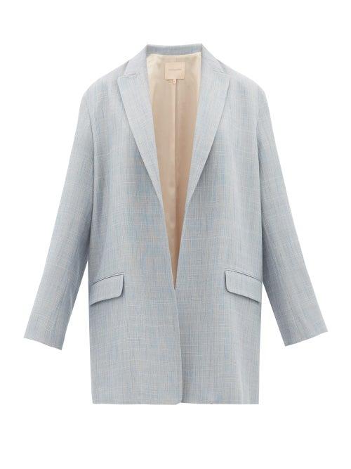 Matchesfashion.com Roksanda - Shida Oversized Blazer - Womens - Grey