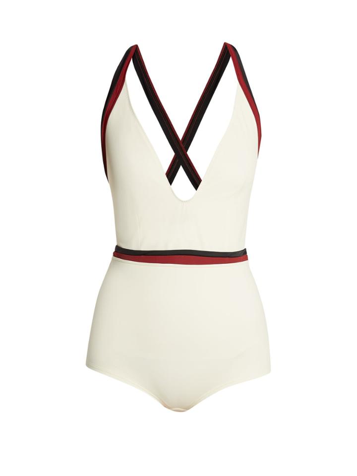 Solid & Striped The Alison V-neck Swimsuit