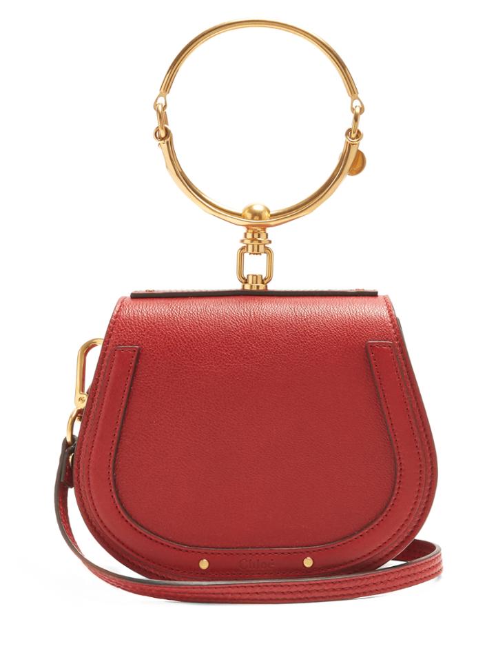 Chloé Nile Small Leather And Suede Cross-body Bag
