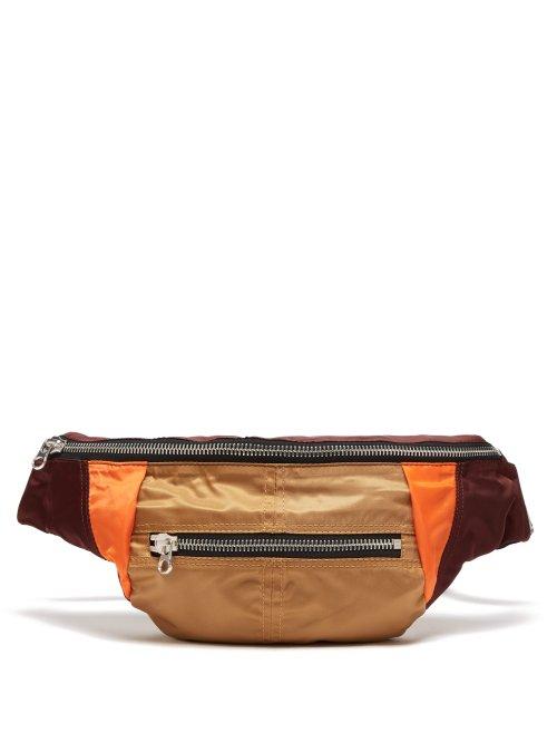 Matchesfashion.com Isabel Marant - Noomi Technical Belt Bag - Womens - Burgundy Multi