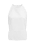 Matchesfashion.com Chlo - Lace-trimmed Linen-blend Top - Womens - White